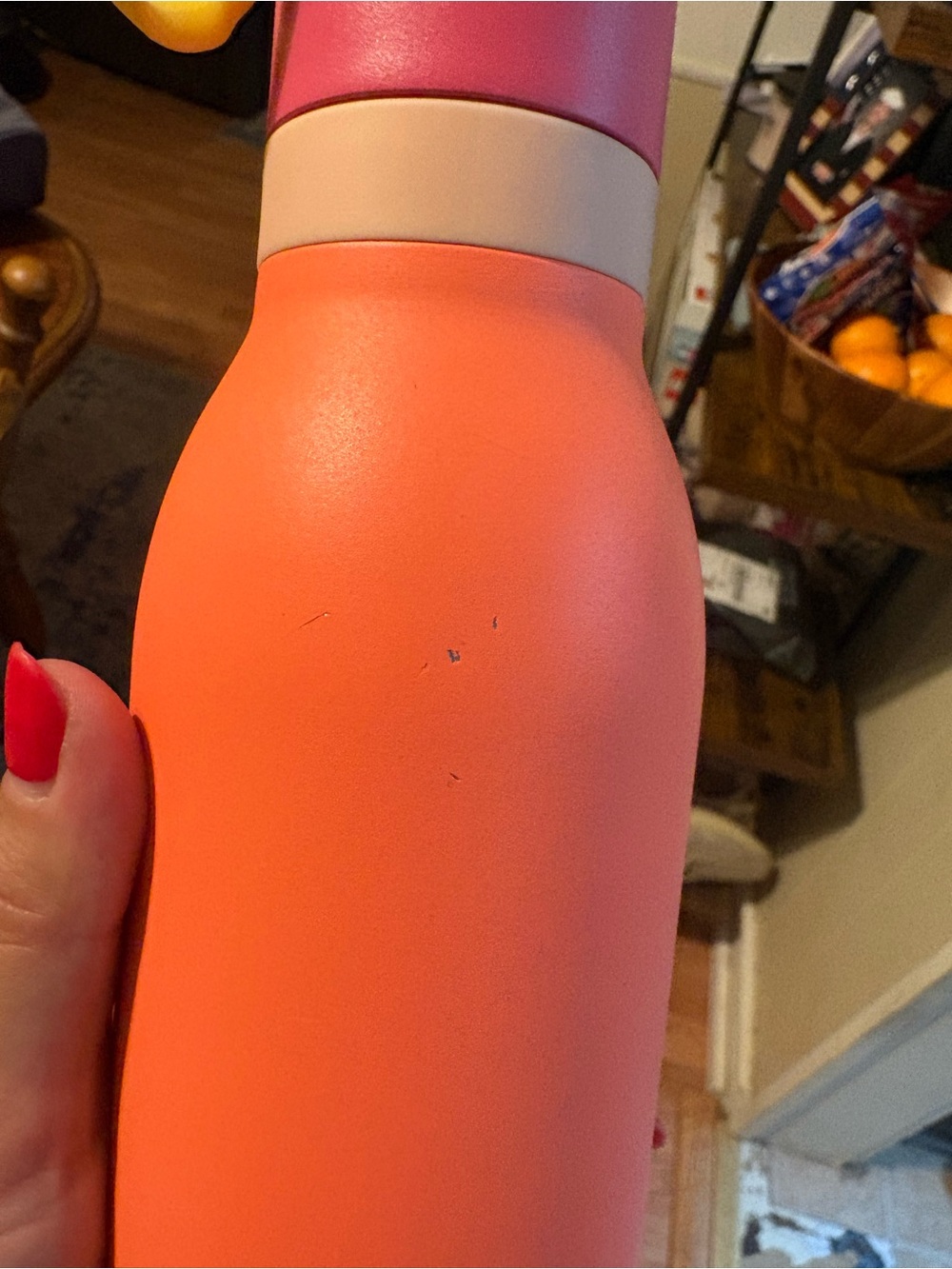 Owala Coral & Pink Insulated Stainless Bottle - Double Wall - Picture 7 of 7